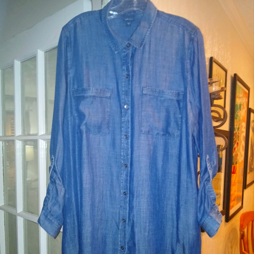 Jjill Womens Shirt Dress